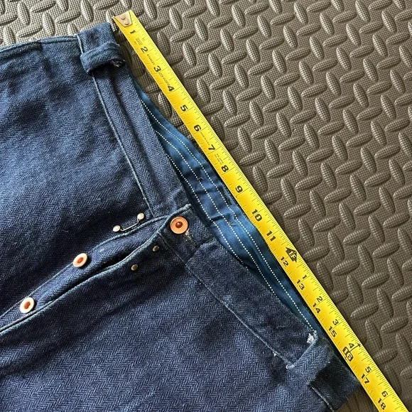 MISTER FREEDOM Le Valseur - Indigo HBT Trousers Pants Size 34 Made in Japan Mint - Picture 10 of 12